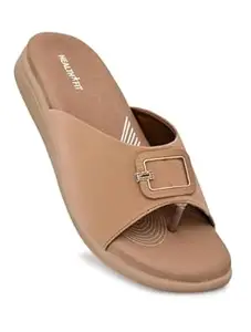 HEALTH FIT EXTRA SOFT Women's Comfortable Memory Foam Doctor Slippers/Flip-Flops|Fashionable Casual & Stylish|Lightweight & Breathable|Outdoor Synthetic Casual Chappals Sandals Ladies & Girls HF27