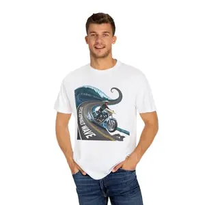 Ride-Printed T-Shirt |Color - White |Fabric - Cotton| Size-XXL |NT-_511