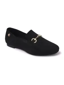 ELLE Women Loafer,Black,UK-6