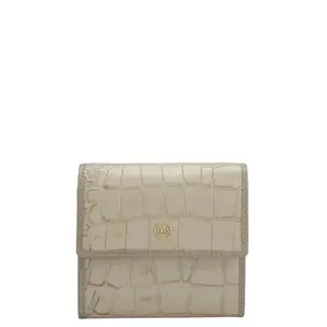 Da Milano Mini Leather Wallet for Women - Frost