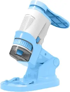 Toriox Pocket Microscope Kit 60x-160x Lab Handheld Microscope Battery Powered Microscope with LED Light Kids Science Microscope with Phone Holder and Stand