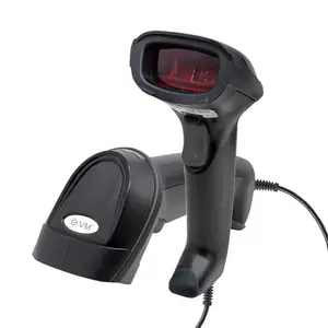 EVM EWBS-009 1D Wired Barcode Scanner – High-Speed 300 Scans/Sec, USB Plug & Play, Laser Aimer-2-Year-Warranty(EWBS-009 1D)