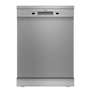 Midea India Home Appliances Midea 13 Place Setting Standard Dishwasher (WQP12-5201F, Silver)
