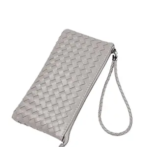 Handmade pU Leather Wallet (Gray)