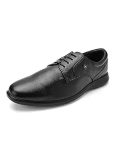Monte Carlo Mens Solid Lace Up Genuine Leather Derby Shoes (201812FW)