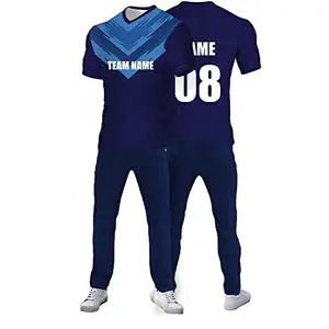 Daily Orders Sports Jersey Set with Track Pant with Name Team Name and Number Printed Navy Blue-DOdr1009-CS9151222-95-WH-M