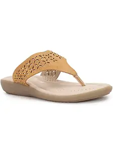 Bata Comfit Bata Womens Britany Thong Sandals, Brown, (6713747), UK 5