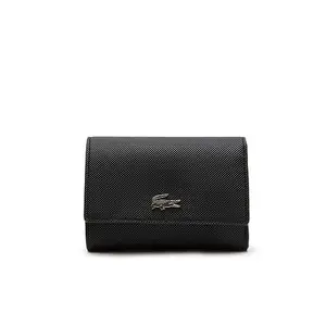 Lacoste Women's Anna Snap Front Wallet (NF4190A91) (Black)