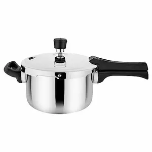 UCOOK By United Ekta Engg. Magic Externo 3 Litre Premium Triply Stainless Steel Induction Outer Lid Pressure Cooker