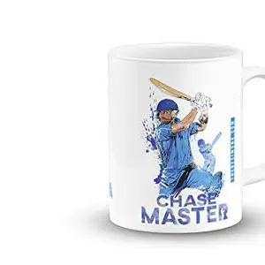 The Desi Monk Virat Kohli White Mug with Print | Indian Cricketer Coffee Mug | Royal Challengers Bangalore Printed Coffee Mug for Friends | 330 ml, Microwave & Dishwasher Safe| CM-92