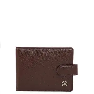Da Milano Leather Money Clip for Men & for Women - Brown (1124E)