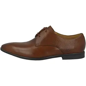 Clarks Men Bampton Walk British Tan Lea Leather Formal Shoes-6 UK/India (39.5 EU) (91261354217060)
