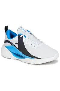 ABROS Namor Running Sports Shoes Breathable Upper Mesh with Phylon Sole Memory Foam Insole Casual Walking & Gym Shoes for Mens (Offwhite/Sky 7)