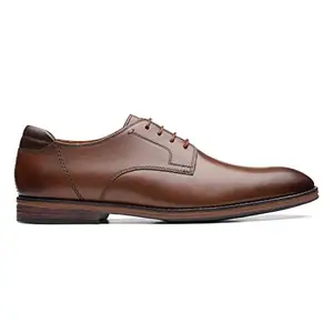 Clarks Men's CitiStrideWalk Dark Tan Lea Derby-11 UK (26161399