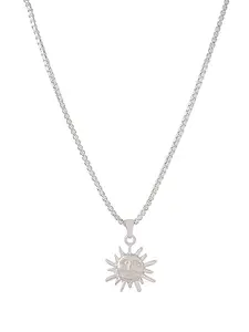 Viraasi Unisex Sun Pendant with Box Chain for Women and Men
