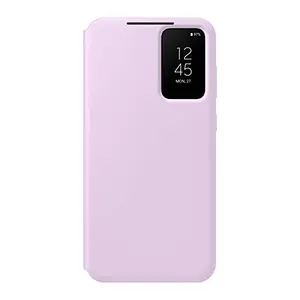 SAMSUNG Galaxy S23+ S-View Wallet Phone Case, Protective Cover w/Card Holder Slot, Finger Tap Clear Window, US Version, EF-ZS916CVEGUS, Lavender