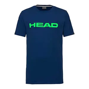 HEAD Men's Regular Fit T-Shirt (HCD-401_Navy
