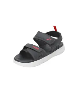 Puma Mens Softride Seave Proplex Sanda Strong Gray-For All Time Red-White Sandal - 8 UK (39716004)