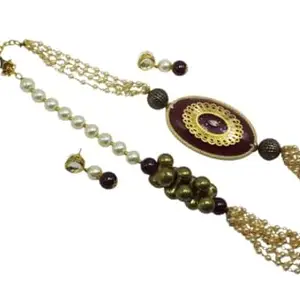 Necklace with Matching Earrings Jewelry Set for Women and Girls