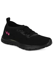 Campus Women's Jelly PRO Running Shoes BLK - 4UK/India