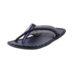 Metro Mens Synthetic Blue Navy Slippers (Size (6 UK (40 EU))