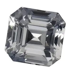 MAA SHAKTI GEMS 5.15 Carat 5.65 Ratti Ceylon White Sapphire Gemstone For Make Pendant Precious Earthmine सफ़ेद पुखराज IGL Lab Certified Genuine Safed Pukhraj September Birth Stone For Men