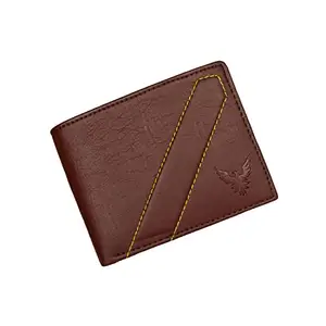 Goldalpha Men Casual Brown Artificial Leather Wallet - (5 Card Slots)