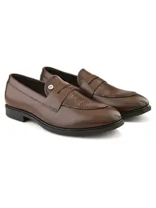 Carlton London Comfortable Fashion Sandal for Daily Use,Office Use,Casual Use,UK-9 Brown