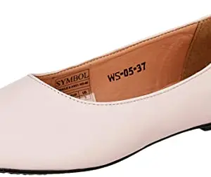 Amazon Brand - Symbol womens Astrid Salmon Pink Ballet Flat_3 UK (AW21- WS - 05)