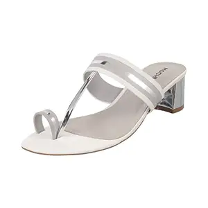 Mochi Womens Synthetic White Slip Ons (Size (4 UK (37 EU))