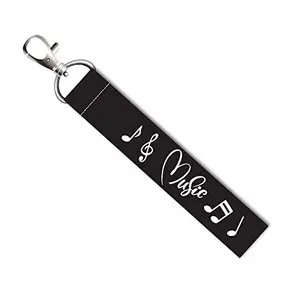 ISEE 360® Music Symbols Lanyard Tag with Swivel Lobster for Gift Luggage Bags Backpack Laptop Bags L X H 5 X 0.8 INCH