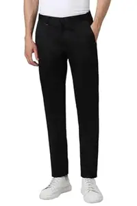 Van Heusen Men's Regular Fit Mid Rise Trouser