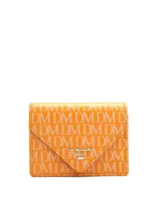 Da Milano Leather Card Holder for Men & for Women - Orange