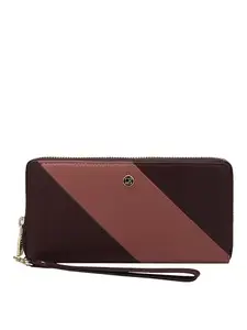 Da Milano Zip Leather Wallet for Women - Berry & Brick