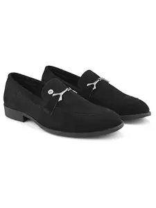 Carlton London Comfortable Fashion Sandal for Daily Use,Office Use,Casual Use,UK-9 Black