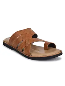 AJANTA Mens Tan Sandal CG1029