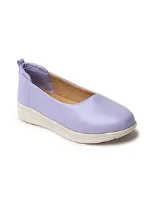 ICONICS Women Ballernia Shoes Colour- Lavender Size-UK 4