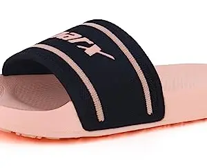 Sparx womens SF0145L Blacklightpeach Slide Sandal - 7 UK (SF0145LBKPH0007)