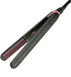 Generic TOLERANCE PROFESSIONAL Model 8077 AC Hair Crimper With 4 X Protection Coating Hair Straightener Black
