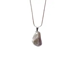 Arka Surya Crystals Amethyst Tumble Pendant for Tap into Tranquillity and Spiritual Awakening