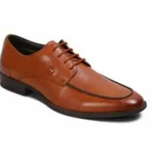Lee Cooper Men's LC7032N Leather Derby Shoes_Tan_43EU