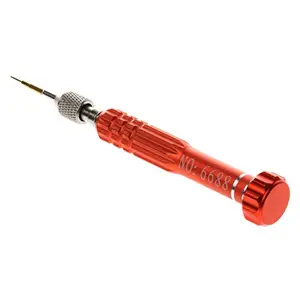 UniQMart Replacement Bits for 5-in-1 Screwdriver/Nut Driver Tools T5,T6,1.2,1.5,0.8 Kit for NoteBook/MP3/4/iPod Red