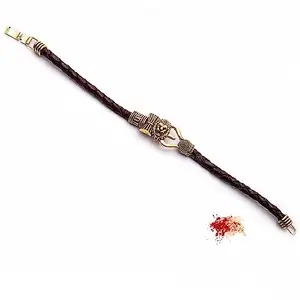 To The Nines Rakhi for Brother with Tilak Material & Greeting Card
