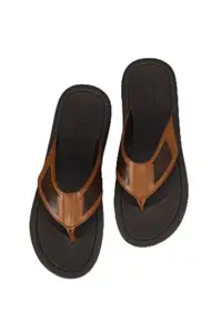 Louis Philippe Men's Tan Sandals