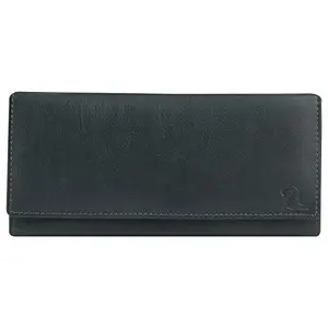 KARA Olive Genuine Leather Wallet for Women - Ladies Bifold Purse/Dailywear Wallet for Women