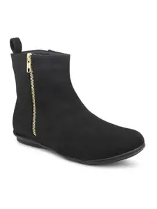 Inc.5 Women Black Regular Boots