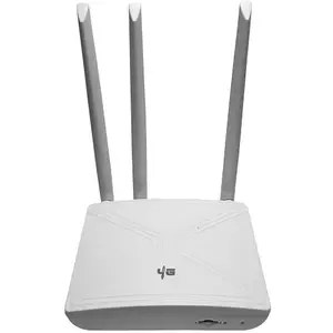 Hanutech Wireless 4G LTE 2.4Ghz SIM Router | 3 External 5Dbi Antennas | Plug and Play with Standard SIM Card Slot (Not a Speed Booster, Not for Calls)