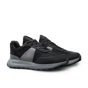 ASIAN Men Boss-06 Sports Shoes with Laces For Running, 8 UK, Black