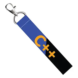 ISEE 360® C++ System Language Lanyard Tag with Swivel Lobster for Gift Luggage Bags Backpack Laptop Bags L X H 5 X 0.8 INCH