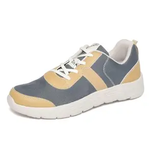 Plaeto Aspire Leap Multiplay Casual Shoes for Men, Orion Blue/Cinnamon, 8 UK